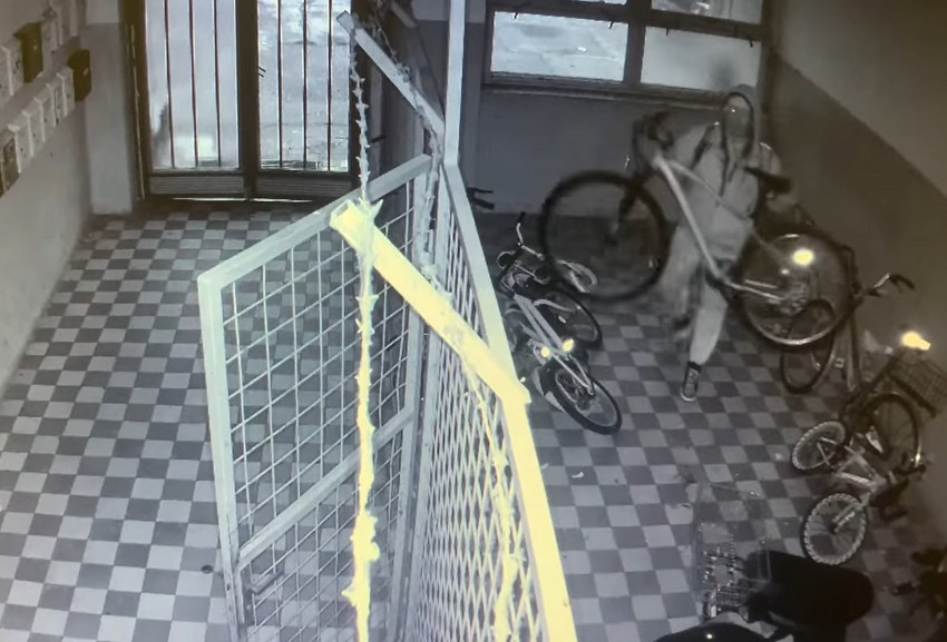 Krádež bicykla SI zdroj foto: video polícia KRPZ TT