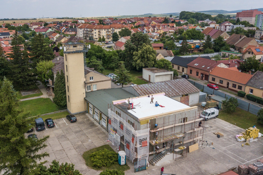 Rekonštrukcia skalickej hasičskej zbrojnice zdroj foto: mesto Skalica