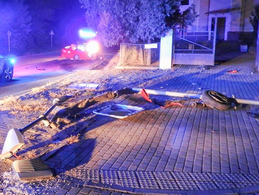 Dopravná nehoda v obci Trakovice Zdroj: Polícia SR