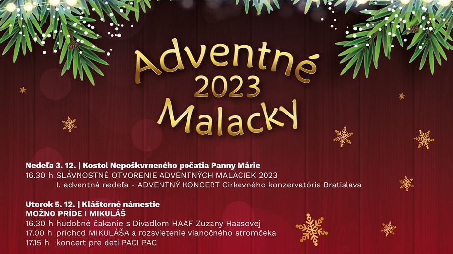 Adventné Malacky 2023