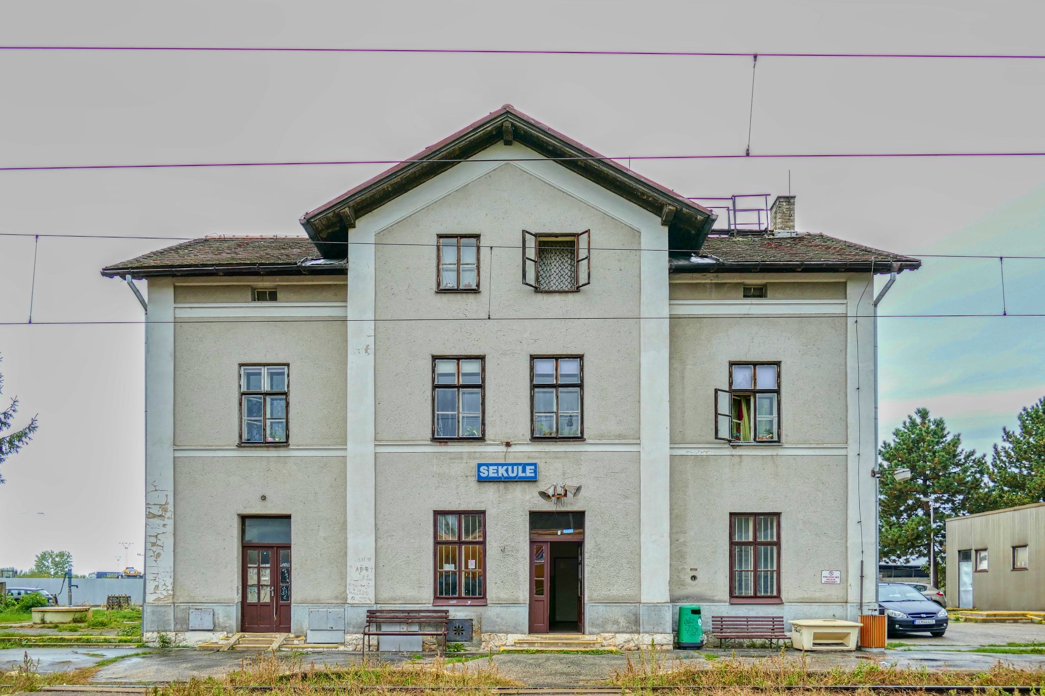 Sekule - železničná stanica Autor: Vladimír Miček
