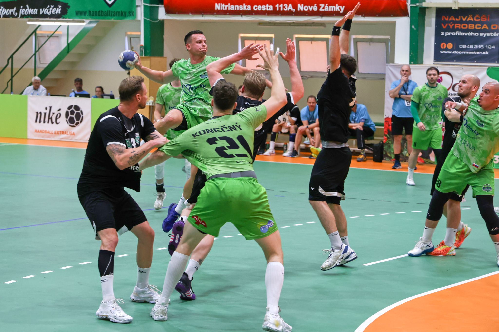 Nové Zámky - Záhoráci, Niké Handball extraliga 29.5.2024 Autor: Vladimír Miček